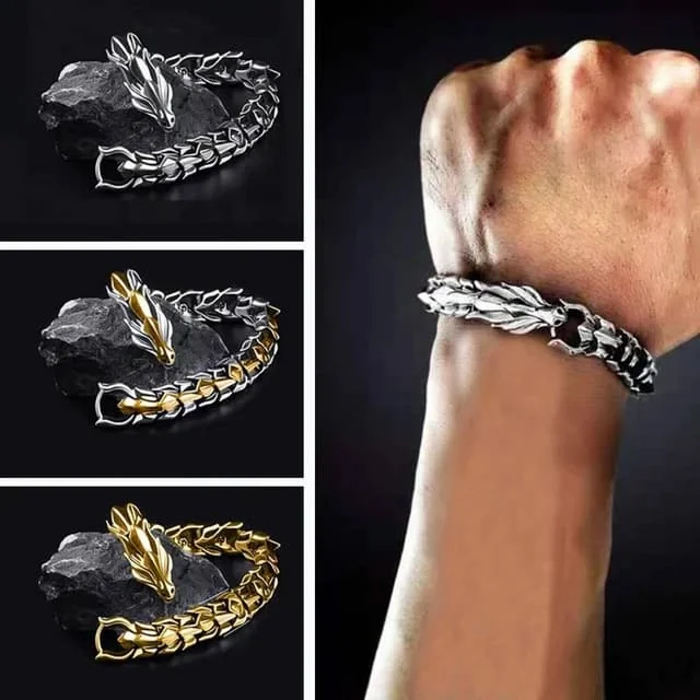 Stainless Steel Dragon Bracelet (2024....