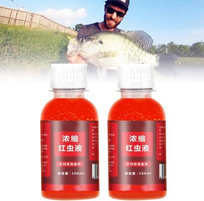 ২ পিস-Red Worm Liquid  Fishing Bait