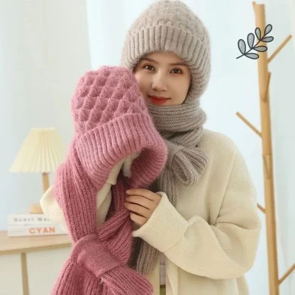 Winter Protection Windproof Cap with Scarf - Image 2