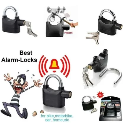 Smart Security Alarm Lock (Big Size) সাথে ৬ পিস বেটারী ফ্রি - Image 2
