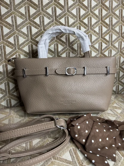 Classic handbag- brown/black - Image 3